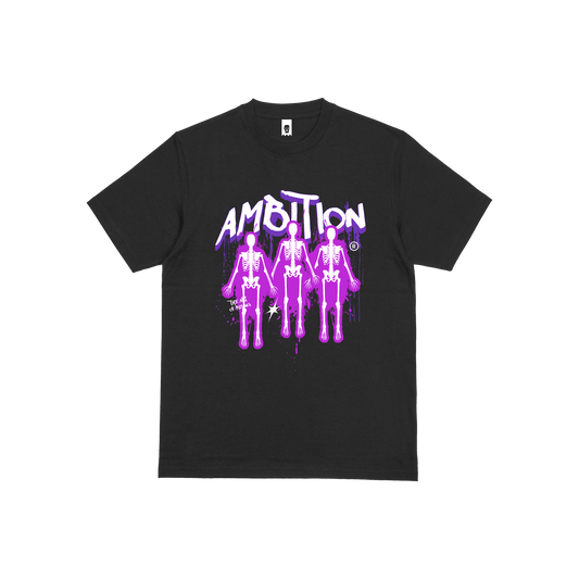 Chromatic Neon Black T-shirt - Ambition